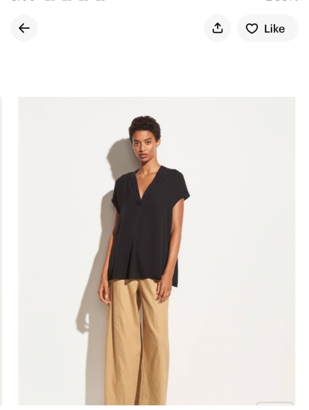 Vince $265 Silk Top NWT Sz XS